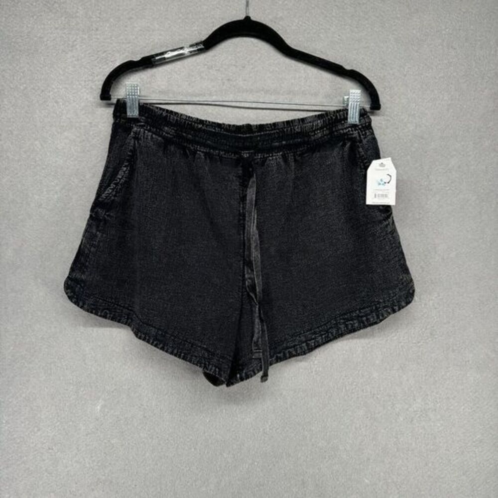 Time and Tru Shorts Womens Small 4/6 Garment Dye Pull On Acid‎ Wash Relaxed NWT
